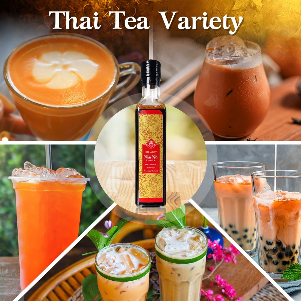 Thai Tea Extract Concentrate Iced Authentic Leaves Mix Premium Traditional Syrup Milk Easy-to-Use Essence Liquid Rich Aromatic for Beverages Desserts Drinks Flavoring Natural Home Use Food Best Baking Flavor Cooking Base Versatile Bubble Smoothies Chai Herbal